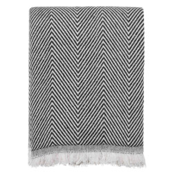 Плед Ardesto Summer 210x230см, 100% бавовна, чорний (ART0922SL)