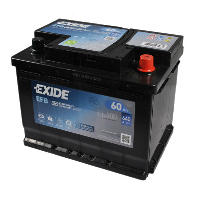 Акумулятор автомобільний EXIDE START-STOP EFB 60A (EL600)