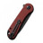 Ніж Civivi Elementum Darkwash Red G10 (C907A-1)