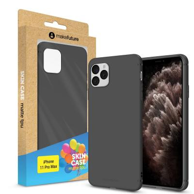 Чохол до мобільного телефона MakeFuture Skin Case Apple iPhone 11 Pro Max Black (MCS-AI11PMBK)
