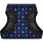 Шлея для собак WAUDOG Clothes з QR паспортом &quot;Бетмен червоно-блакитний&quot; XS4 (1004-4003)