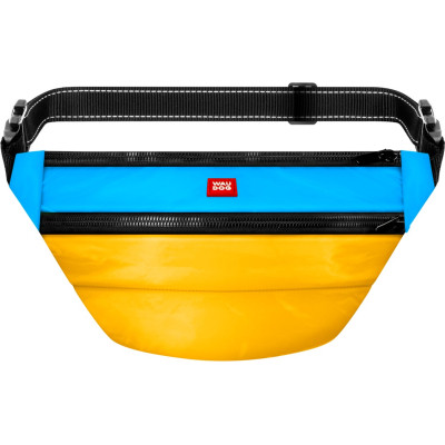 Поясна сумка-бананка для собак WAUDOG Family Colors of freedom зі знімним ременем 33х17х10 см (400-4020)