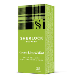 Чай Sherlock Secrets Green Lime &amp; Mint зелений 25х1.8 г (shs.01725)