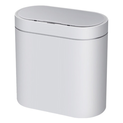 Контейнер для сміття JAH Сенсорний Овальний Білий 8 л (6601)