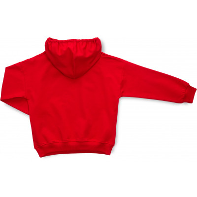 Кофта дитяча Toontoy худі з оленем (22161-164-red)