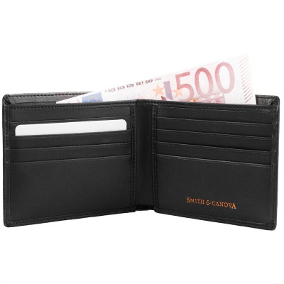 Гаманець Smith &amp; Canova Набір з картхолдером 28652 Black (28652 BLK)