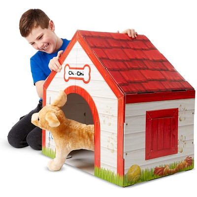 Ігровий набір Melissa&amp;Doug Картонний ігровий будиночок для собаки (MD5514)