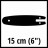 Шина для ланцюгової пили Einhell 15см, 1.0мм (4500163)