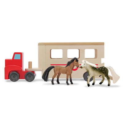 Ігровий набір Melissa&amp;Doug автомобіль-причіп для коней (MD14097)