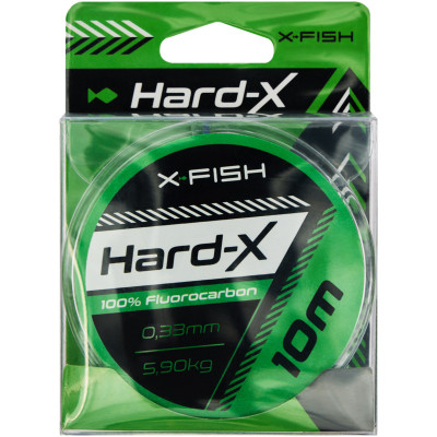 Флюорокарбон X-Fish Hard-X 10m (clear) 0.33mm 5.90kg (1917.03.70)