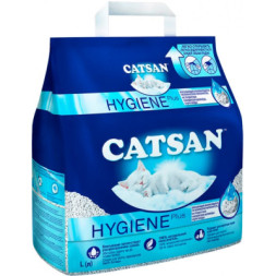 Наповнювач для туалету Catsan Hygiene plus Мінеральний вбирний 10 л (4008429130403/4008429122866)