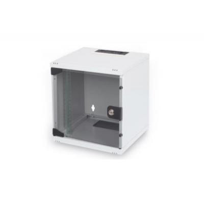 Шафа настінна Digitus 6U 10&quot; 312x300, glass door, 30kg max, grey (DN-10-05U-1)