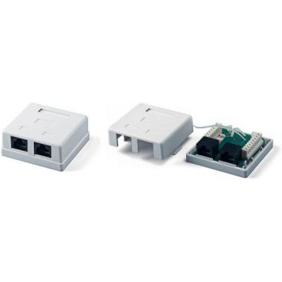 Комп&#039;ютерна розетка Hypernet RJ45 x2 UTP 5e (MB-UTP2)