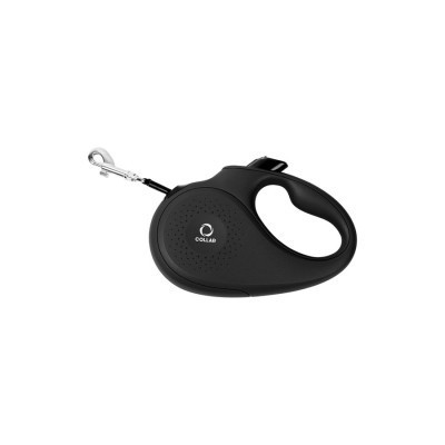 Повідок для собак Collar стрічка XS до 12 кг 3 м чорний (81231)