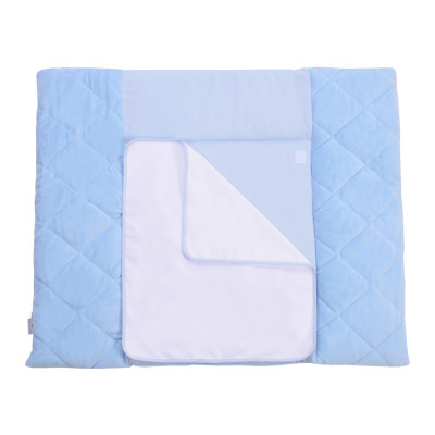 Пеленальний матрацик Верес Velour Medium blue 72х80 см (429.5)