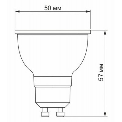 Лампочка Videx MR16e 8W GU10 4100K (VL-MR16e-08104)