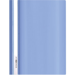 Папка-швидкозшивач Economix А4 Light без перфорації, синя (E38503-02)