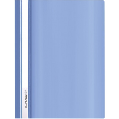 Папка-швидкозшивач Economix А4 Light без перфорації, синя (E38503-02)