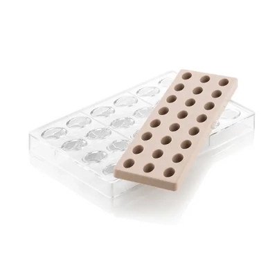 Форма для шоколаду Silikomart Chocado для праліне Ovale 23х33 h15 мм 24 шт (CH014)