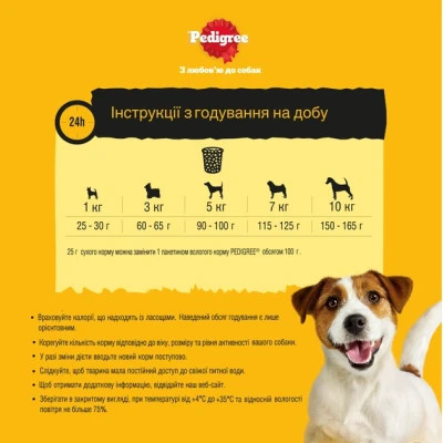 Сухий корм для собак Pedigree для малих порід з яловичиною та овочами 12 кг (5998749120910)