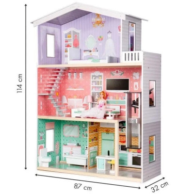 Ігровий набір Ecotoys Ляльковий будинок WOW (4128)