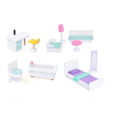Ігровий набір Ecotoys Ляльковий будинок WOW (4128)