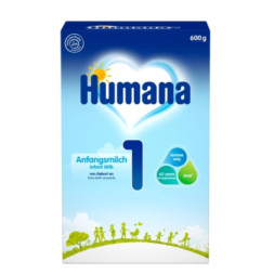 Дитяча суміш Humana 1 LC PUFA з пребіотиками і нуклеотидами, 600 г (4031244720221)
