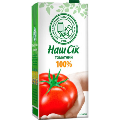 Сік Наш Сік Томатний 1.93 л (4820003689363)