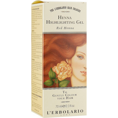 Фарба для волосся L&#039;Erbolario Gel All&#039;Henne Руда хна 70 мл (8022328102527)
