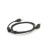 Дата кабель USB 2.0 AM/AF 1.0m ferrite black Voltronic (YT-AM/AF-1.0B)