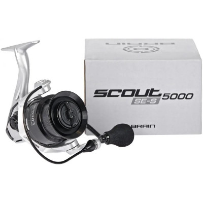 Котушка Brain fishing Scout SE-S 6000S 8+1BB 4.91 Silver (1858.46.45)