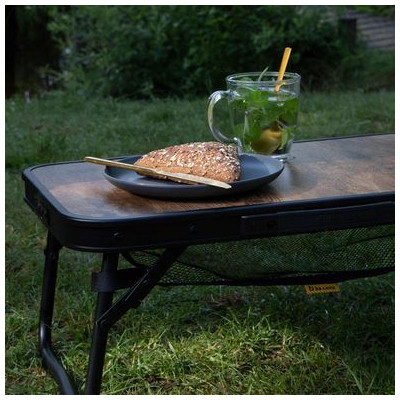 Туристичний стіл Bo-Camp Woodbine Compact 56x34 cm Black/Wood look (1404190) (DAS303264)