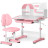 Парта зі стільцем Mealux Octo Pink (+ полиця) (BD-33 PN)