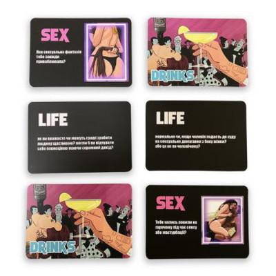 Настільна гра 18+ PLAYROOM Sex Life Drinks (ВР_SLD)