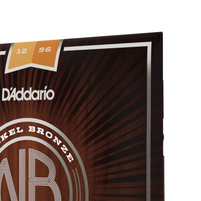 Струни для гітари D&#039;Addario Nickel Bronze Light Top / Medium Bottom (12-56) (NB1256)