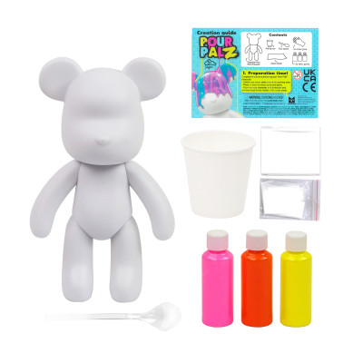 Набір для творчості ToyMonster Pour Palz Флюїд Арт - Ведмедик &quot;Магія Манго&quot; (GS-G08683)