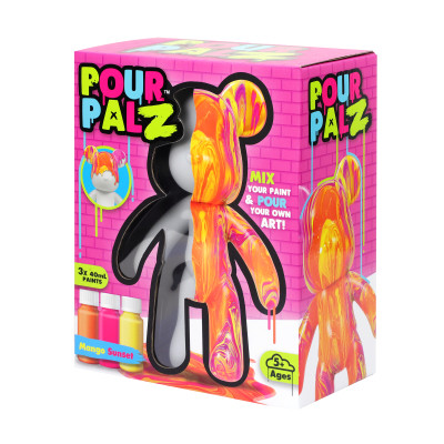 Набір для творчості ToyMonster Pour Palz Флюїд Арт - Ведмедик &quot;Магія Манго&quot; (GS-G08683)