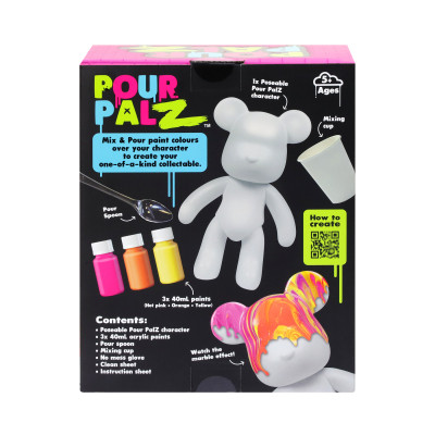 Набір для творчості ToyMonster Pour Palz Флюїд Арт - Ведмедик &quot;Магія Манго&quot; (GS-G08683)