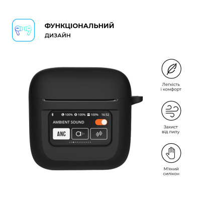 Чохол для навушників Armorstandart Hang Case для JBL Tour Pro 2 Black (ARM80444)