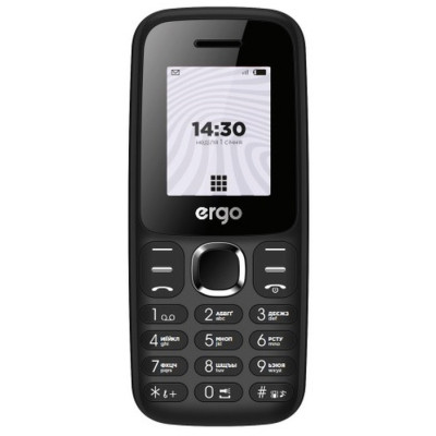 Мобільний телефон Ergo B184 Black