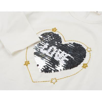 Кофта дитяча Breeze з аплікацією перевертишем &quot;LOVE&quot; (11227-116G-beige)