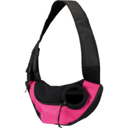 Переноска для тварин Trixie Sling Front Bag 50х25х18 см (рожева-чорна) (4011905289564)