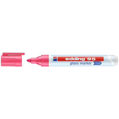 Маркер Edding Glass e-95 1,5-3 мм круглий рожевий (e-95/09)