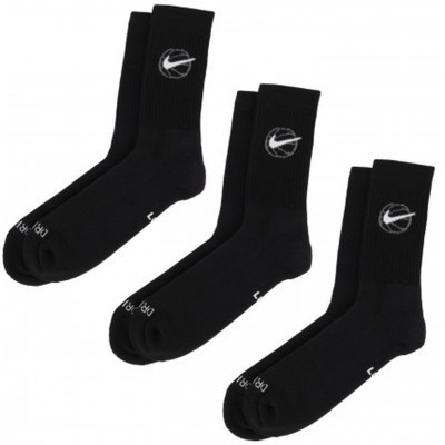 Шкарпетки Nike Crew Everyday Bball 3pr DA2123-010 38-42 3 пари Чорні (194499990970)
