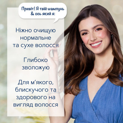 Шампунь Schauma Moisture &amp; Shine для нормального та сухого волосся 400 мл (9000101704976)