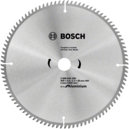 Круг відрізний Bosch пиляльний Eco for Aluminium 305x30-96T (2.608.644.396)