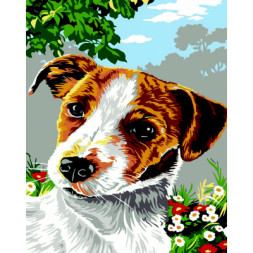 Картина по номерам ZiBi Джек рассел 40*50 см ART Line (ZB.64243)