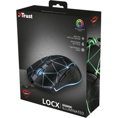 Мишка Trust GXT 133 Locx Black (22988)