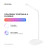 Настільна лампа ColorWay LED Portable &amp; Flexible with built-in accumulator 500mAh (CW-DL06FPB-W)