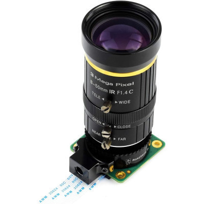 Об&#039;єктив Waveshare 8-50mm Zoom Lens for Pi Camera Module (18245)